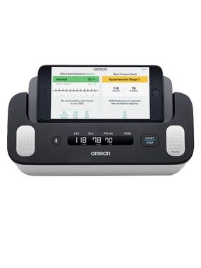 OMRON EKG & Upper-Arm Blood Pressure Monitor - White & Black / Retails for $315